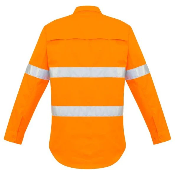 Syzmik Mens Hi Vis Hoop Taped Shirt (ZW640) - Image 2