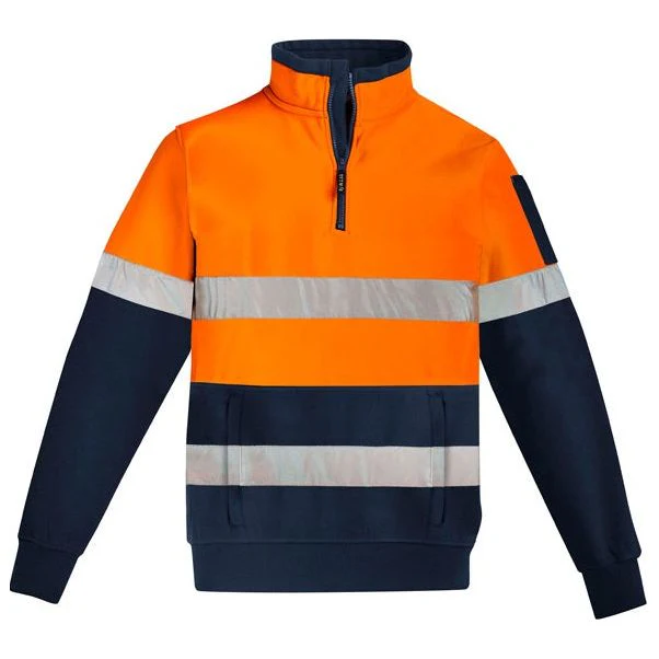 Syzmik Mens Hi Vis 1/4 Zip Pullover - Hoop Taped (ZT567)