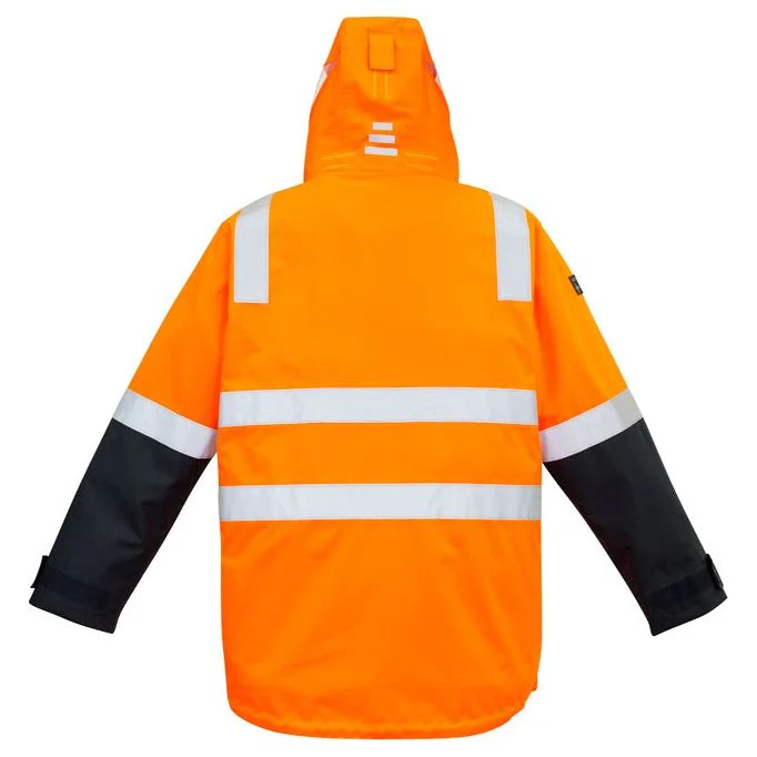Syzmik Mens Hi Vis 4 in 1 Waterproof Jacket (ZJ532) - Image 4