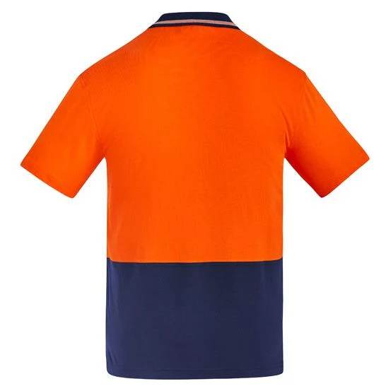 Syzmik Mens Hi Vis Cotton S/S Polo (ZH435) - Image 3