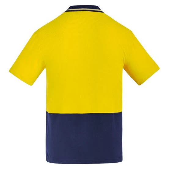 Syzmik Mens Hi Vis Cotton S/S Polo (ZH435) - Image 4