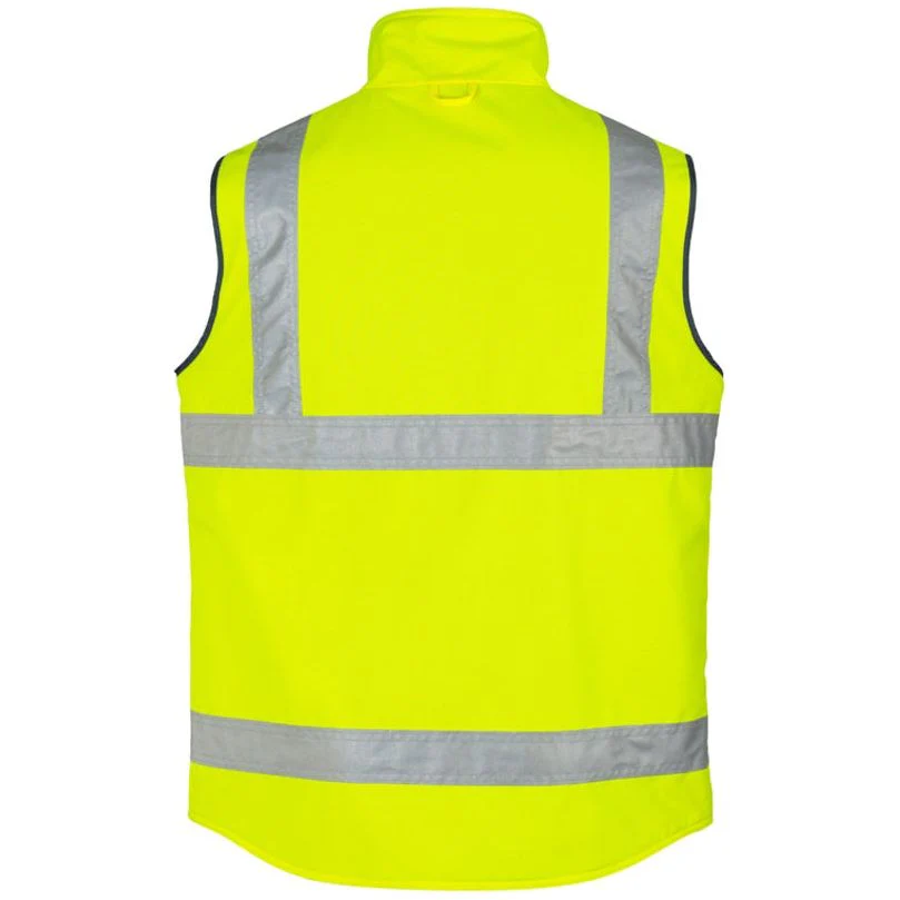Syzmik Mens Hi Vis Lightweight Fleece Lined Vest (ZV358) - Image 4