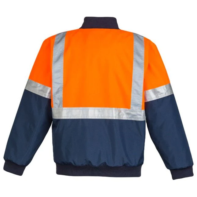 Syzmik Mens HI Vis Quilted Flying Jacket (ZJ351) - Image 3