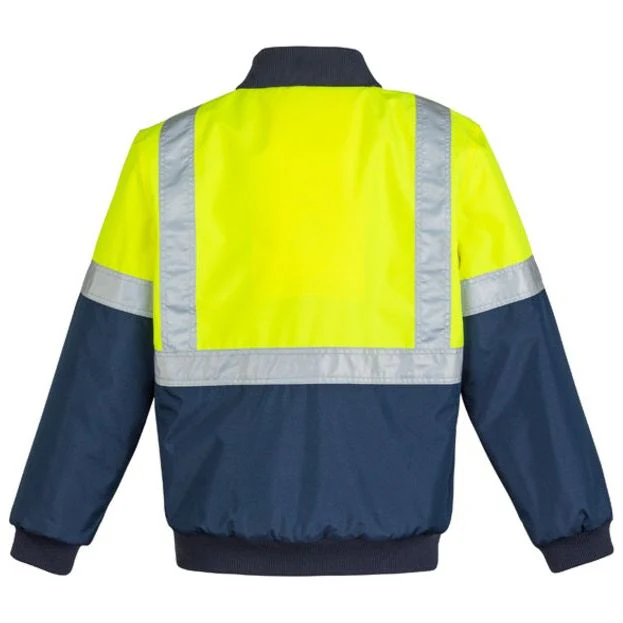Syzmik Mens HI Vis Quilted Flying Jacket (ZJ351) - Image 4