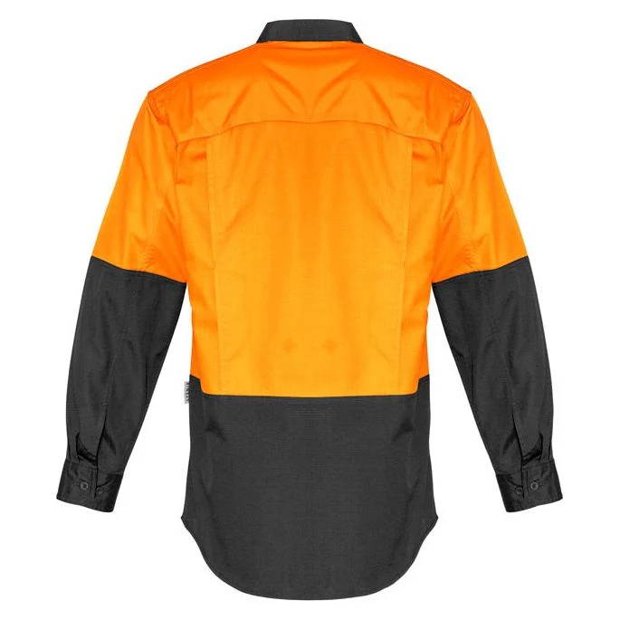 Syzmik Mens Rugged Cooling Hi Vis Spliced Shirt (ZW128) - Image 5