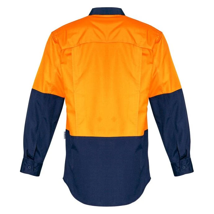 Syzmik Mens Rugged Cooling Hi Vis Spliced Shirt (ZW128) - Image 6