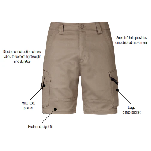 Syzmik Mens Rugged Cooling Stretch Short (ZS605) - Image 9