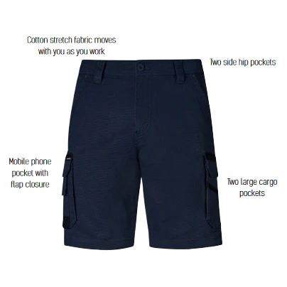 Syzmik Mens Streetworx Heritage Short (ZS822) - Image 9