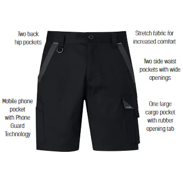 Syzmik Mens Streetworx Tough Short (ZS550) - Image 5