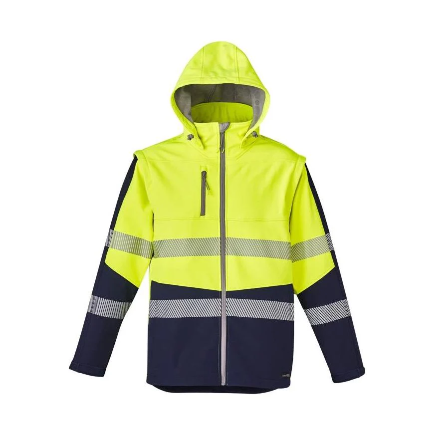 Syzmik Unisex 2 in 1 Stretch Softshell Taped Jacket (ZJ453) - Image 2