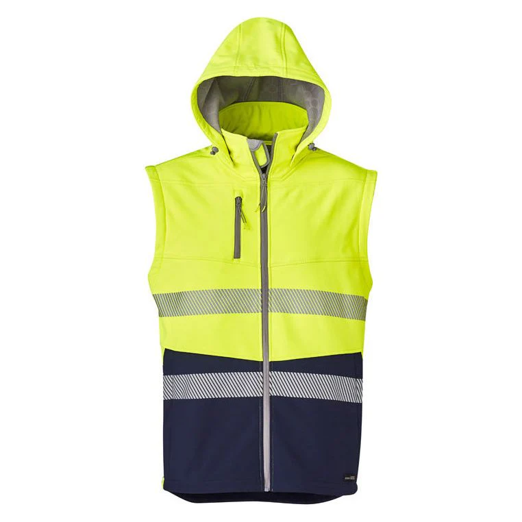 Syzmik Unisex 2 in 1 Stretch Softshell Taped Jacket (ZJ453) - Image 6