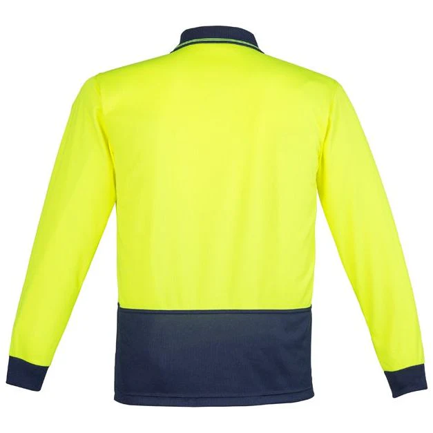 Syzmik Unisex Hi Vis Basic Spliced Polo - Long Sleeve (ZH232) - Image 12