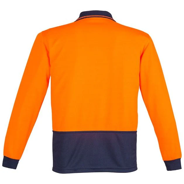 Syzmik Unisex Hi Vis Basic Spliced Polo - Long Sleeve (ZH232) - Image 9