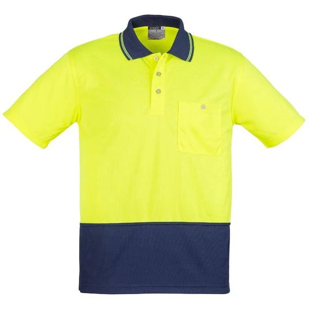 Syzmik Unisex Hi Vis Basic Spliced Polo - Short Sleeve (ZH231)