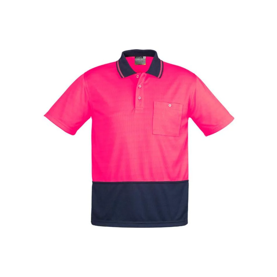 Syzmik Unisex Hi Vis Basic Spliced Polo - Short Sleeve (ZH231) - Image 14