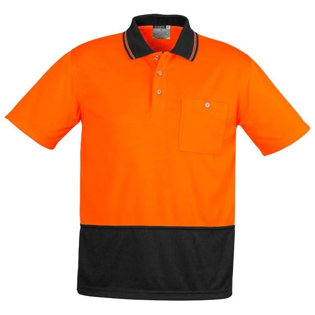 Syzmik Unisex Hi Vis Basic Spliced Polo - Short Sleeve (ZH231) - Image 5