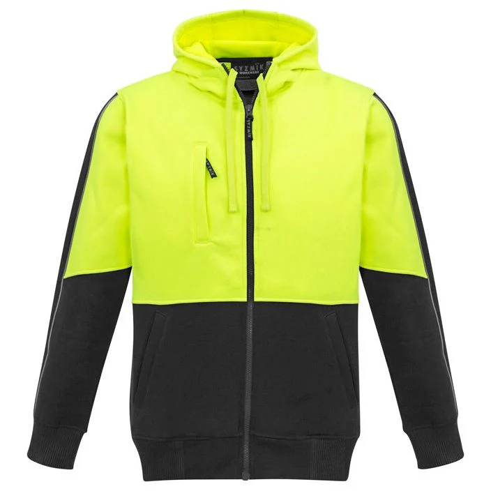 Syzmik Unisex Hi Vis Full Zip Hoodie (ZT485) - Image 9