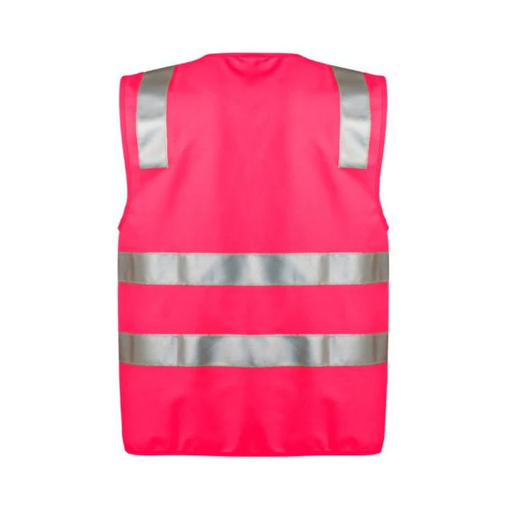 Syzmik Unisex Hi Vis Full Zip Vest (ZV998) - Image 6