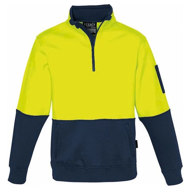 Syzmik Unisex Hi Vis Half Zip Pullover (ZT476) - Image 2