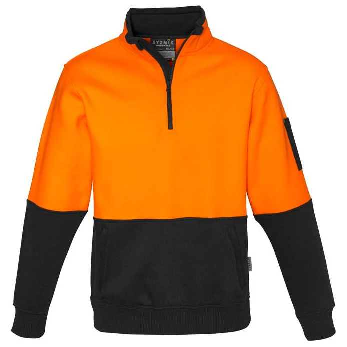 Syzmik Unisex Hi Vis Half Zip Pullover (ZT476) - Image 5