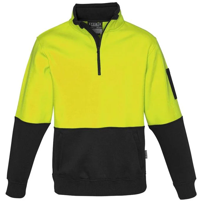 Syzmik Unisex Hi Vis Half Zip Pullover (ZT476) - Image 6