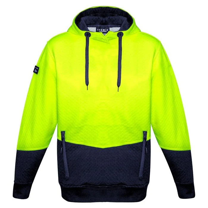 Syzmik Unisex Hi Vis Textured Jacquard Hoodie (ZT477)