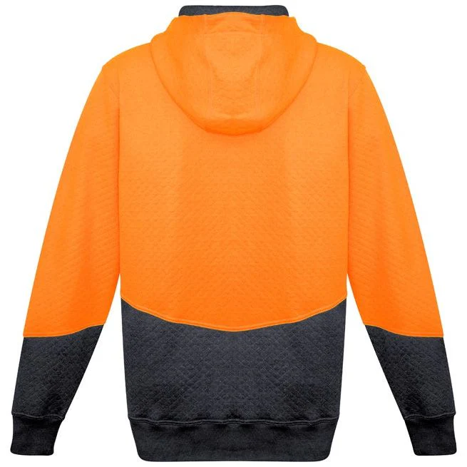 Syzmik Unisex Hi Vis Textured Jacquard Hoodie (ZT477) - Image 5