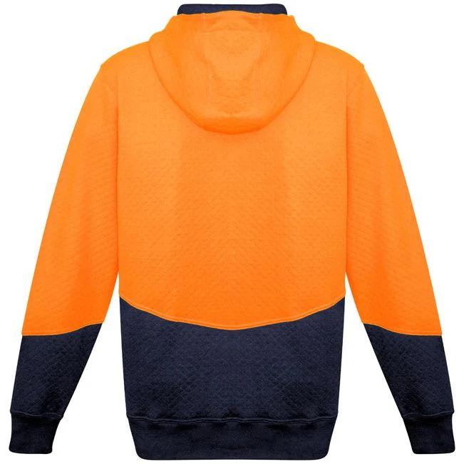 Syzmik Unisex Hi Vis Textured Jacquard Hoodie (ZT477) - Image 6
