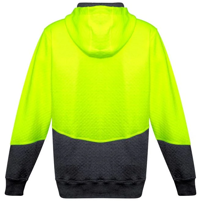 Syzmik Unisex Hi Vis Textured Jacquard Hoodie (ZT477) - Image 7