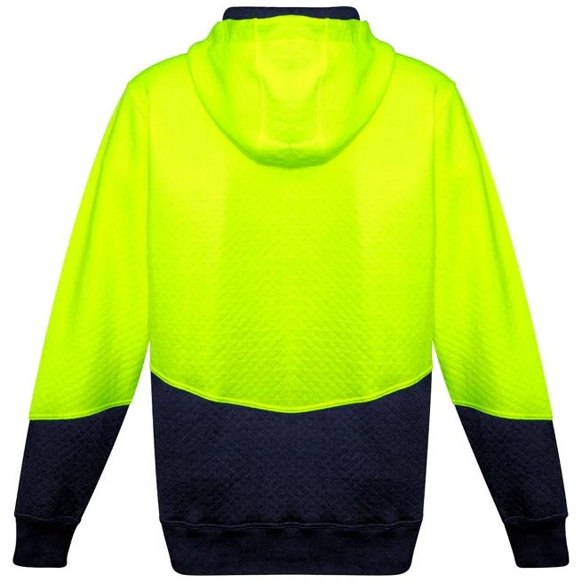 Syzmik Unisex Hi Vis Textured Jacquard Hoodie (ZT477) - Image 8