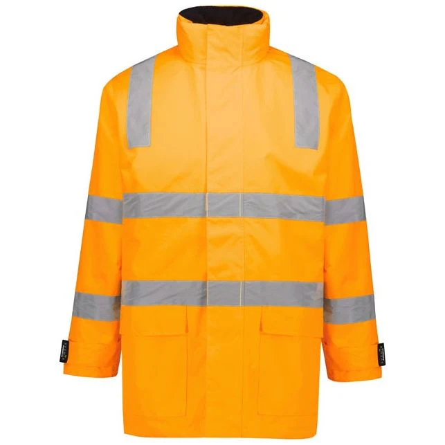 Syzmik Unisex Hi Vis Vic Rail 4 In 1 Waterproof Jacket (ZJ580)