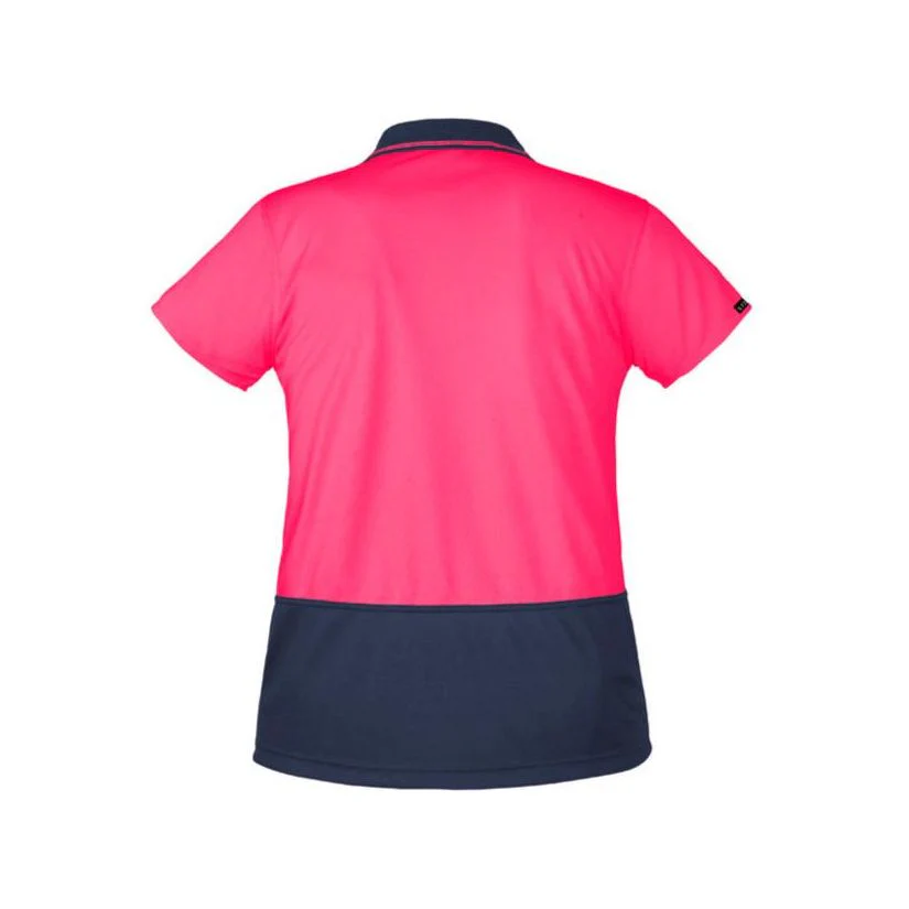 Syzmik Womens Hi Vis Basic Short Sleeve Polo (ZH731) - Image 2