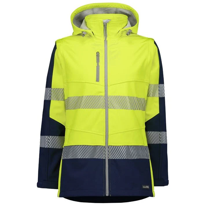 Syzmik Womens Streetworx 2 In 1 Stretch Softshell Jacket (ZJ753) - Image 2