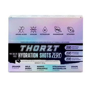 Thortz Sugar Free Hydration Shot Zero Natural Mixed Flavours (SSSFZERO)