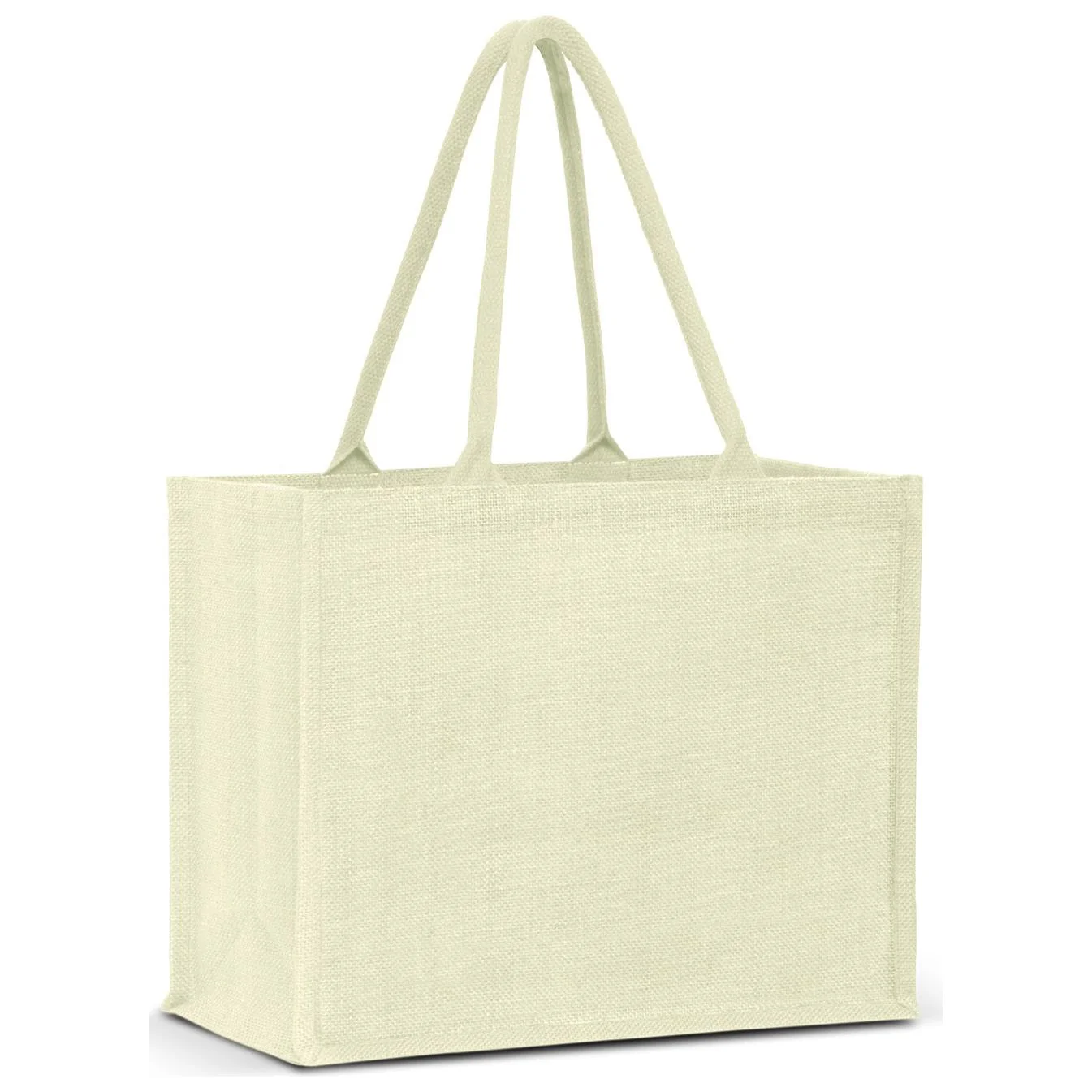 Torino Jute Tote Bag - Colour Match (Carton of 50pcs) (115325) - Image 3