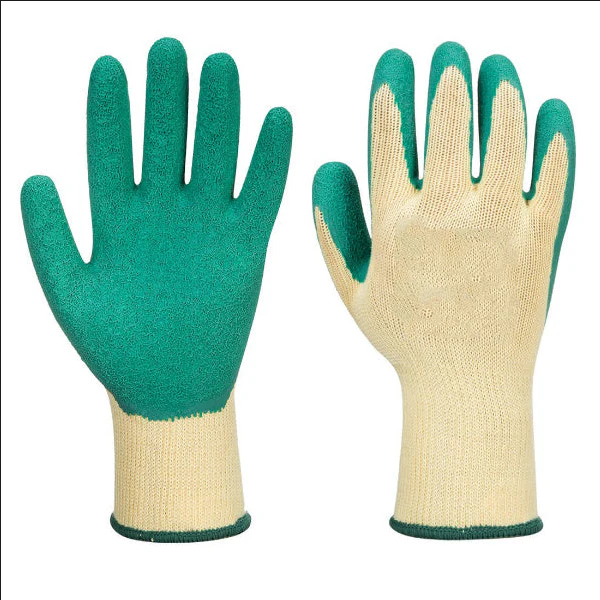 Tradesman Green Latex Garden Gloves - 1 Pair
