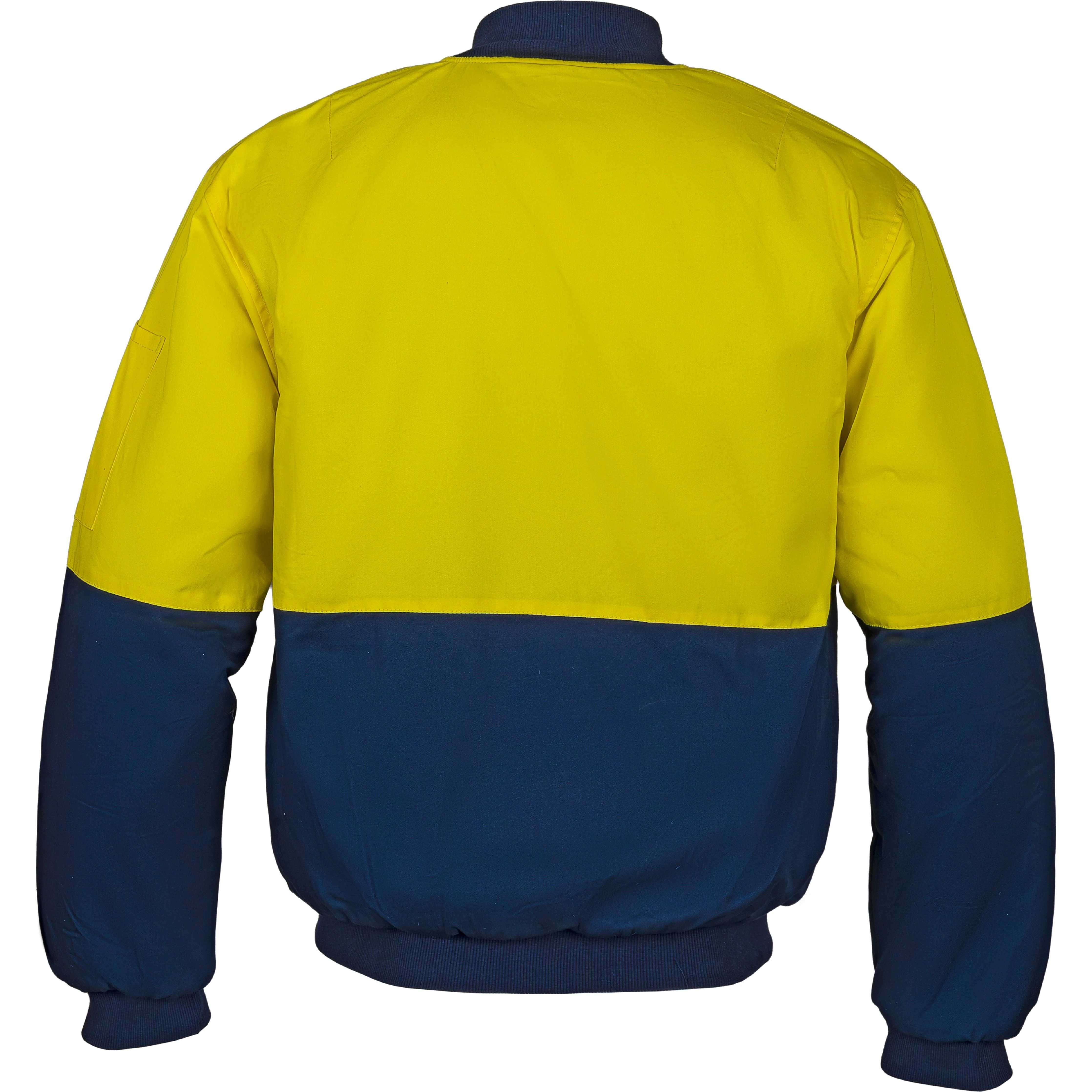 Tradesman Hi Vis Cotton Drill Bomber Jacket (CJ10) - Image 4