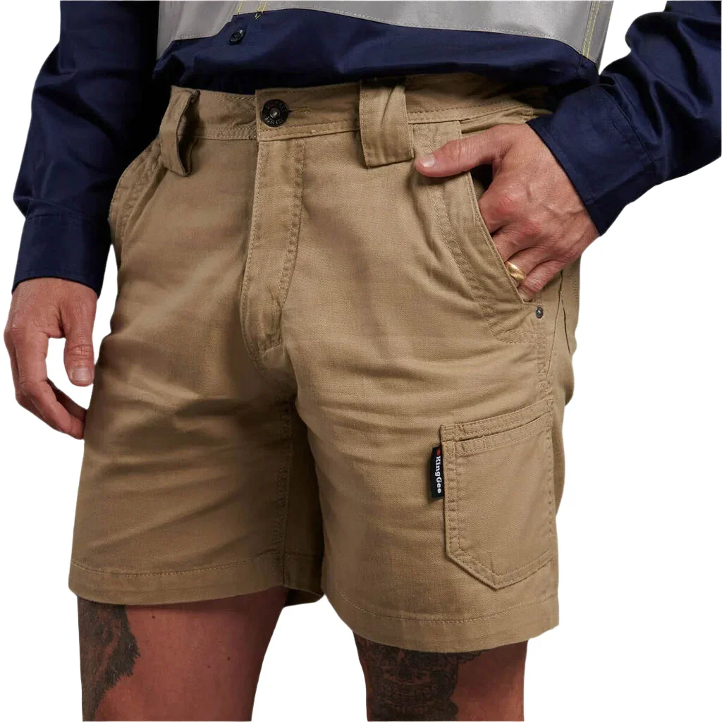 KingGee Tradies Summer Lightweight Cargo Short Shorts (K17330)