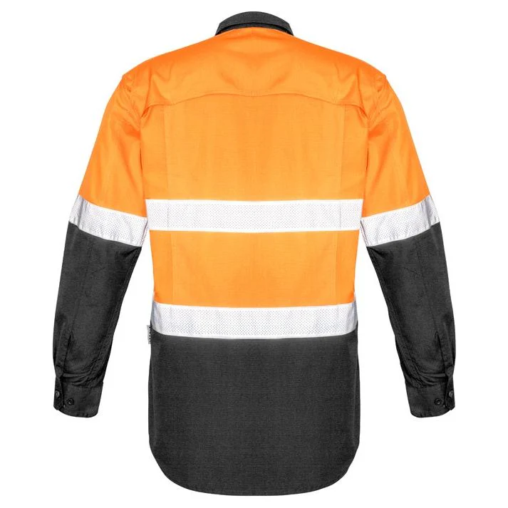 Syzmik Mens Rugged Cooling Taped Hi Vis Spliced Shirt (ZW129) - Image 5