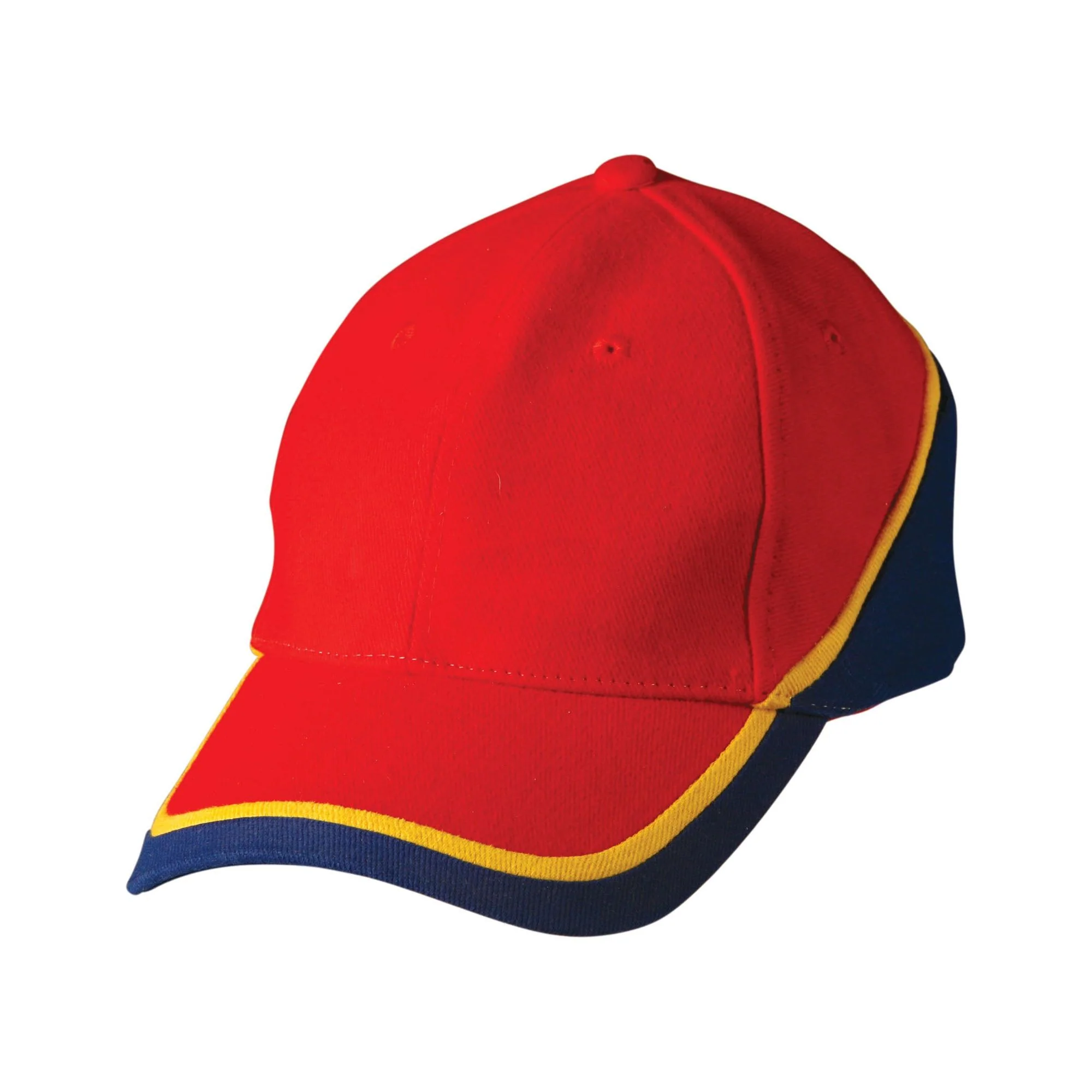 Tri-Colour Baseball Cap - Pack of 25 (CH38) - Image 11