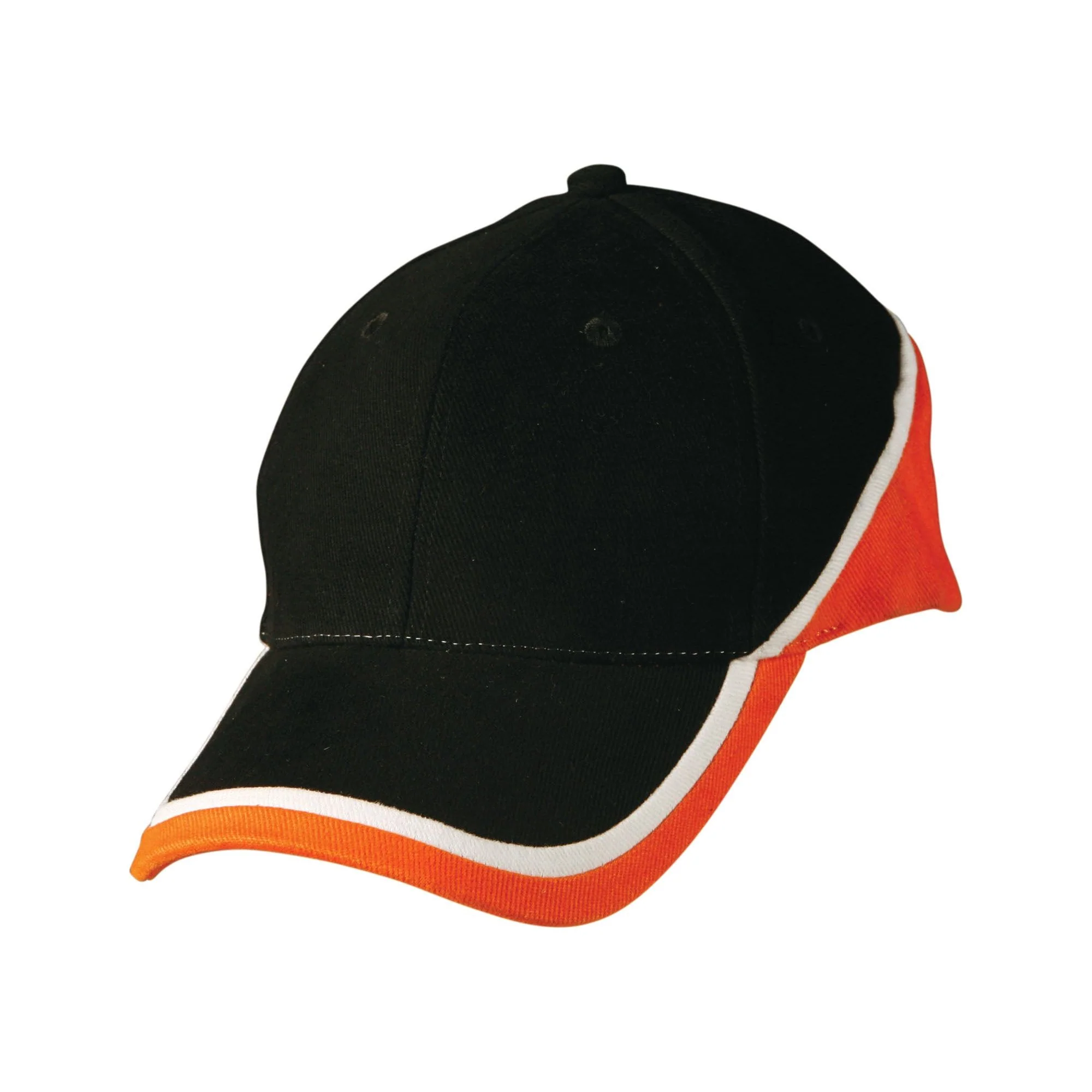 Tri-Colour Baseball Cap - Pack of 25 (CH38) - Image 3