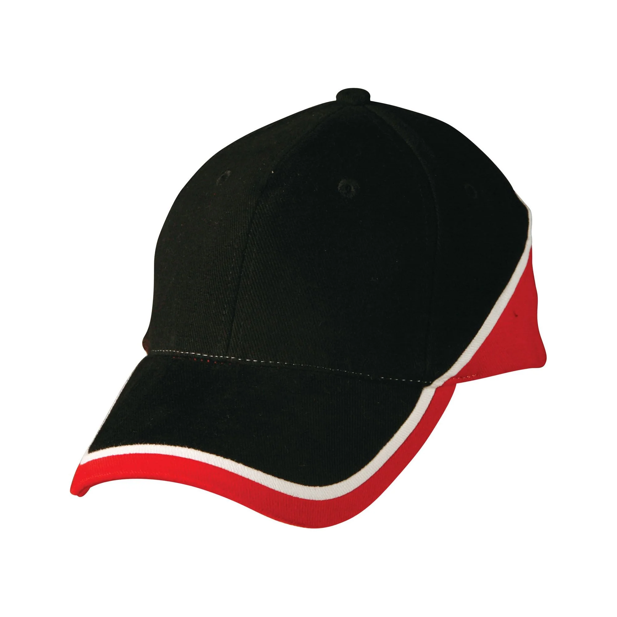 Tri-Colour Baseball Cap - Pack of 25 (CH38) - Image 4