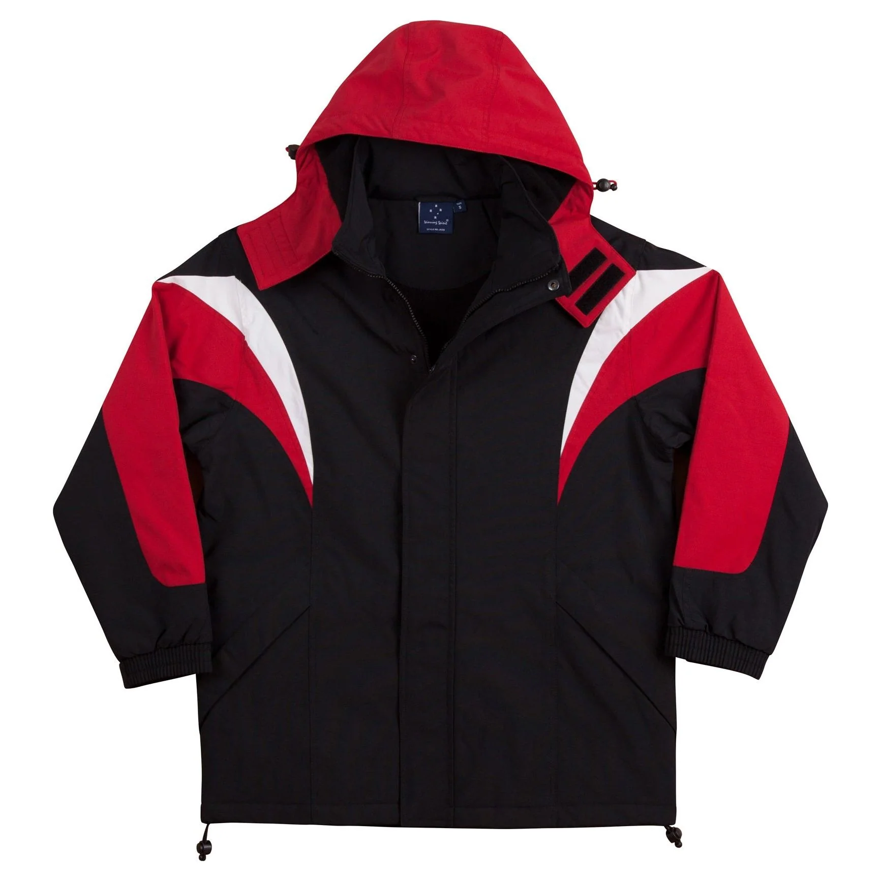 Winning Spirit Bathurst Tri-colour Jacket WIth Hood Unisex (JK28)
