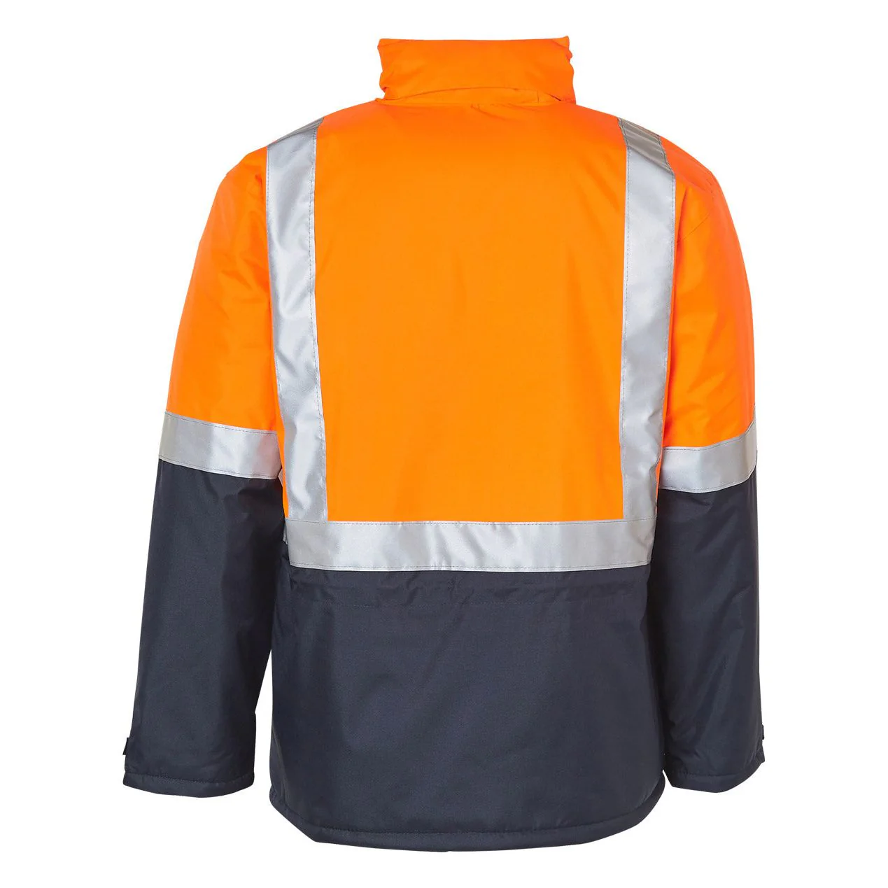 Winning Spirit Hi Vis 3 in 1 Rain Jacket with Reversible Safety Vest (SW28A) - Image 3