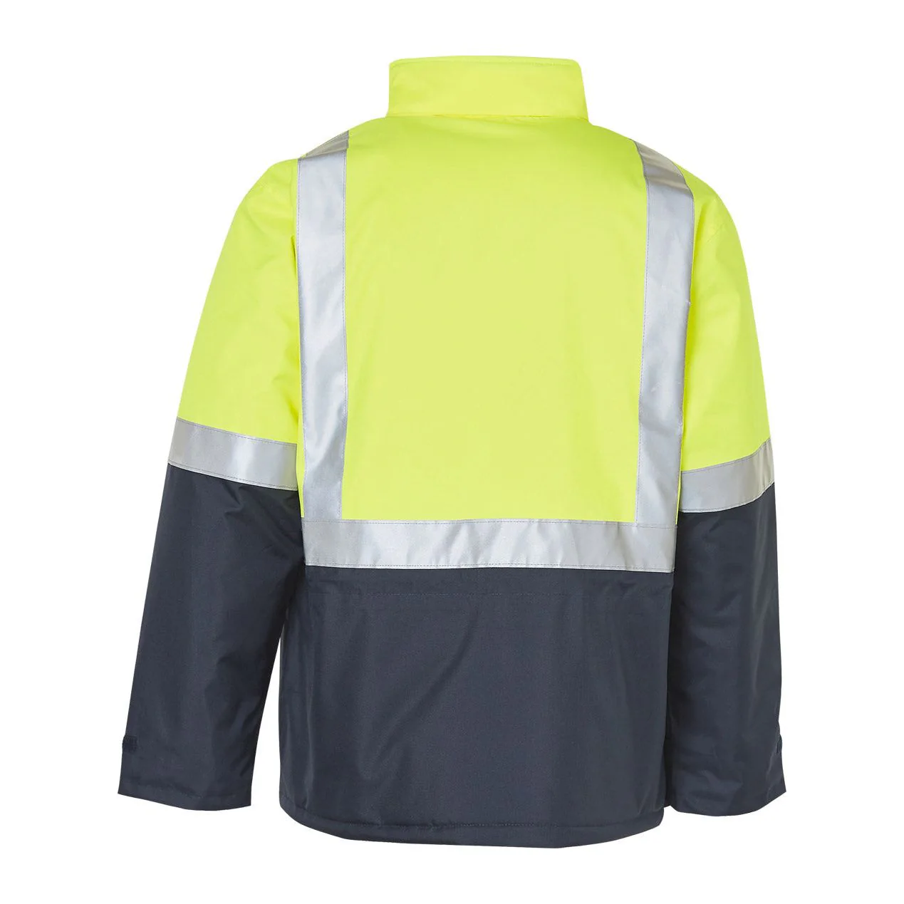 Winning Spirit Hi Vis 3 in 1 Rain Jacket with Reversible Safety Vest (SW28A) - Image 4