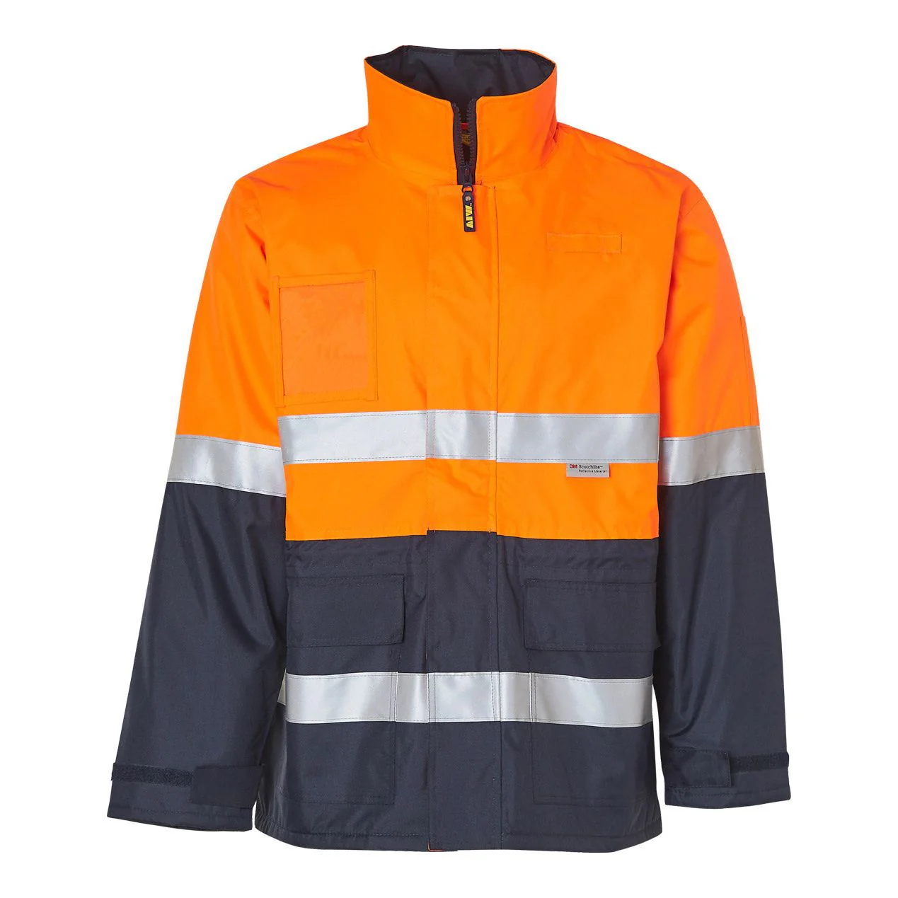 Winning Spirit Hi-Vis Long Line Jacket Polar With Fleece Linning (SW50)