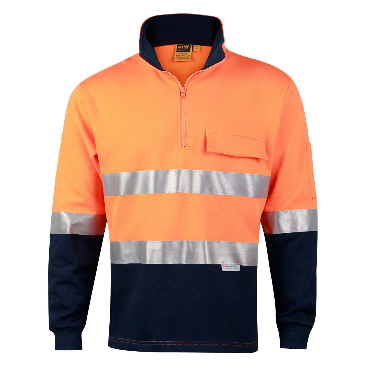 Winning Spirit Hi-Vis Two Tone Fleece Sweat (SW48)