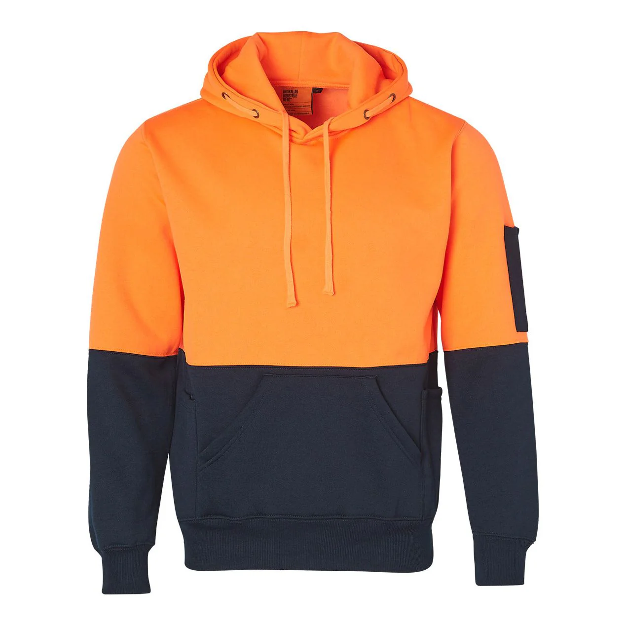 Winning Spirit Hi-Vis Two Tone Fleecy Hoodie Unisex (SW38)