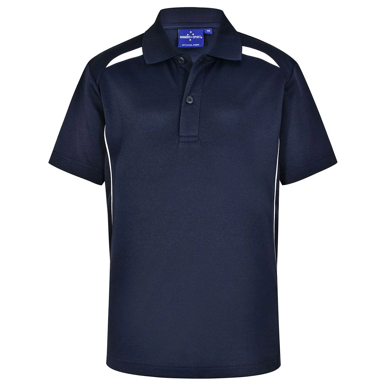 Winning Spirit Kids Sustainable Poly/Cotton Contrast Short Sleeve Polo (PS93K) - Image 11