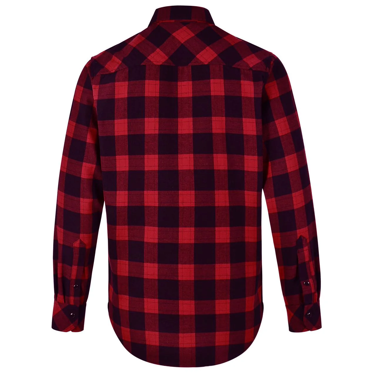 Winning Spirit Unisex Classic Flannel Plaid LS Shirt (WT11) - Image 6